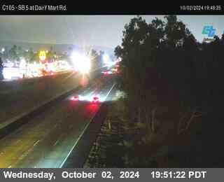 SB 5 at Dairy Mart Rd.