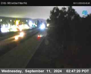 SB 5 at Dairy Mart Rd.