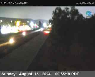 SB 5 at Dairy Mart Rd.