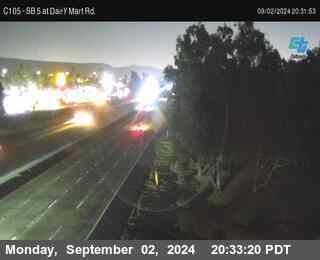 SB 5 at Dairy Mart Rd.