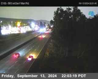 SB 5 at Dairy Mart Rd.