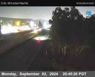 SB 5 at Dairy Mart Rd.