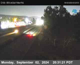 SB 5 at Dairy Mart Rd.