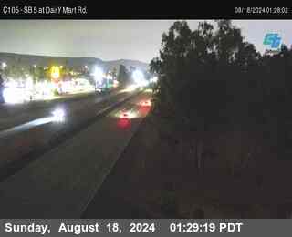 SB 5 at Dairy Mart Rd.