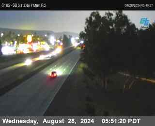 SB 5 at Dairy Mart Rd.