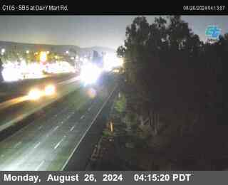 SB 5 at Dairy Mart Rd.