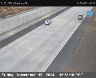 SB 5 at Dairy Mart Rd.