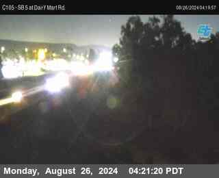 SB 5 at Dairy Mart Rd.