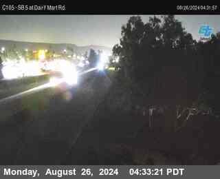 SB 5 at Dairy Mart Rd.