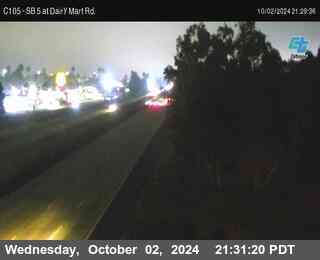 SB 5 at Dairy Mart Rd.