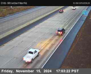 SB 5 at Dairy Mart Rd.