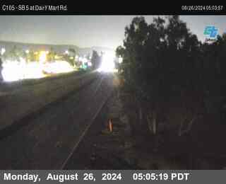 SB 5 at Dairy Mart Rd.