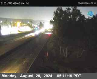 SB 5 at Dairy Mart Rd.