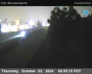 SB 5 at Dairy Mart Rd.