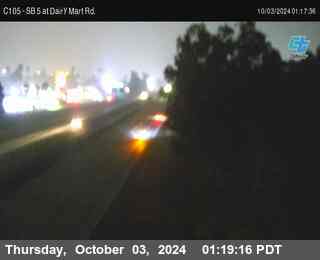 SB 5 at Dairy Mart Rd.