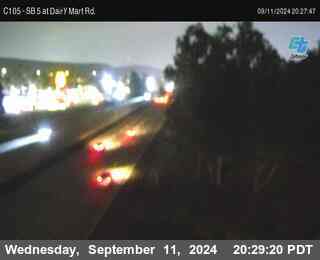 SB 5 at Dairy Mart Rd.