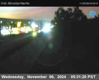 SB 5 at Dairy Mart Rd.