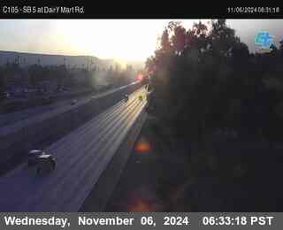 SB 5 at Dairy Mart Rd.