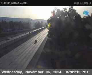 SB 5 at Dairy Mart Rd.