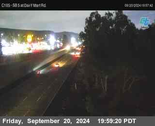 SB 5 at Dairy Mart Rd.