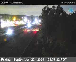 SB 5 at Dairy Mart Rd.