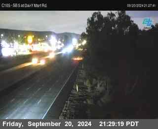 SB 5 at Dairy Mart Rd.