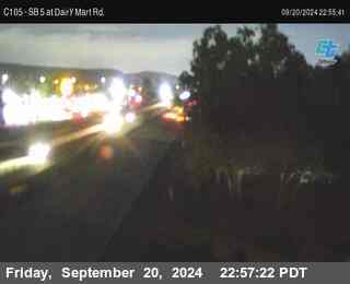 SB 5 at Dairy Mart Rd.