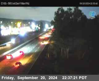 SB 5 at Dairy Mart Rd.