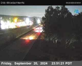 SB 5 at Dairy Mart Rd.