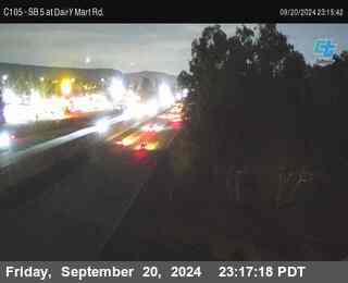 SB 5 at Dairy Mart Rd.