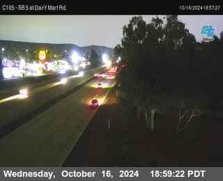 SB 5 at Dairy Mart Rd.