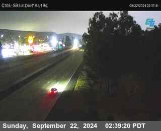 SB 5 at Dairy Mart Rd.