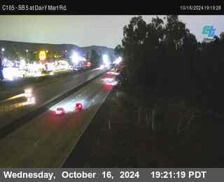 SB 5 at Dairy Mart Rd.