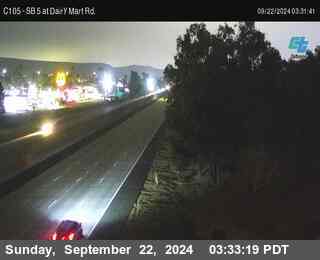 SB 5 at Dairy Mart Rd.