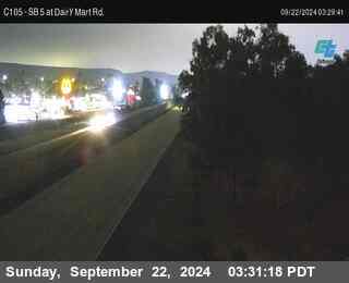 SB 5 at Dairy Mart Rd.