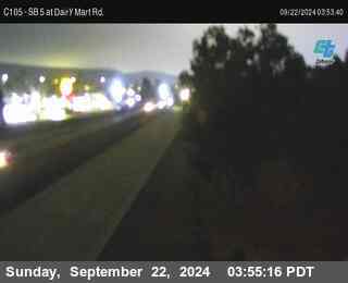 SB 5 at Dairy Mart Rd.