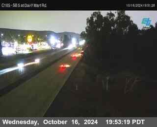 SB 5 at Dairy Mart Rd.