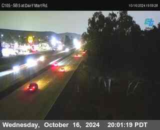 SB 5 at Dairy Mart Rd.