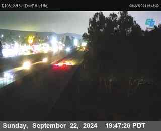 SB 5 at Dairy Mart Rd.