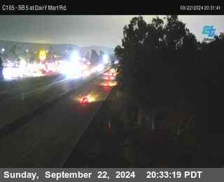 SB 5 at Dairy Mart Rd.