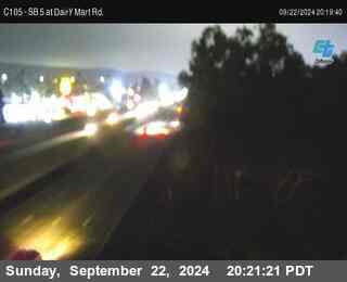 SB 5 at Dairy Mart Rd.