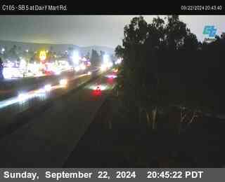 SB 5 at Dairy Mart Rd.