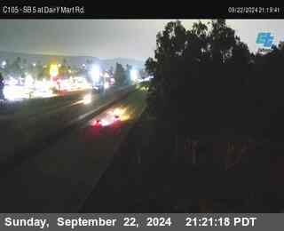 SB 5 at Dairy Mart Rd.