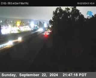 SB 5 at Dairy Mart Rd.