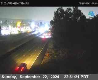 SB 5 at Dairy Mart Rd.