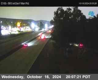 SB 5 at Dairy Mart Rd.