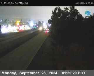 SB 5 at Dairy Mart Rd.