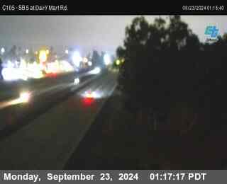 SB 5 at Dairy Mart Rd.