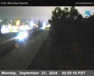 SB 5 at Dairy Mart Rd.