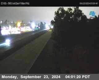 SB 5 at Dairy Mart Rd.